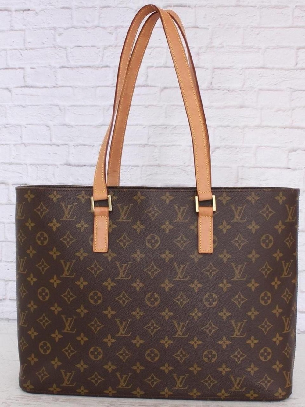 Louis Vuitton Monogram Canvas Brown Tote Bag - Picture 7 of 8